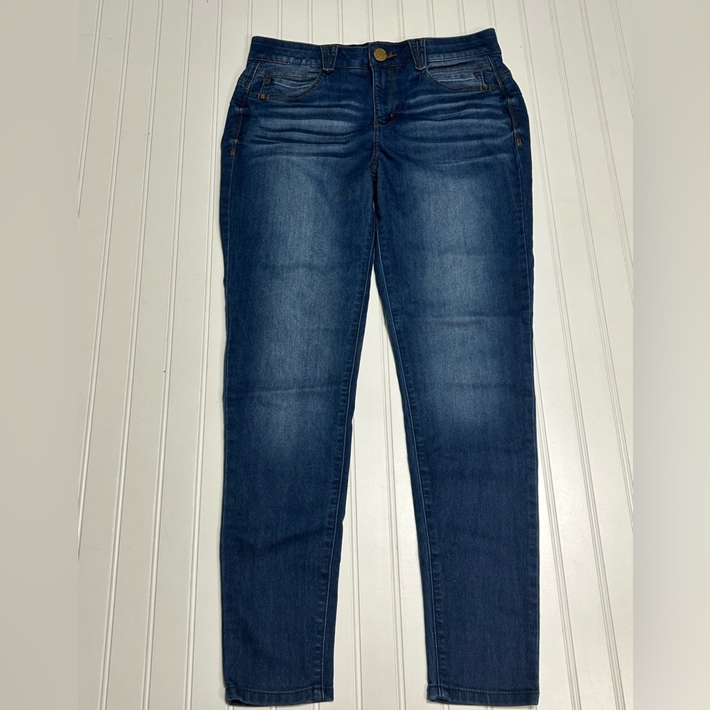 NWOT Democracy Blue Denim Jegging Ab Solution Booty Lift Jeans size 10 - Picture 4 of 13